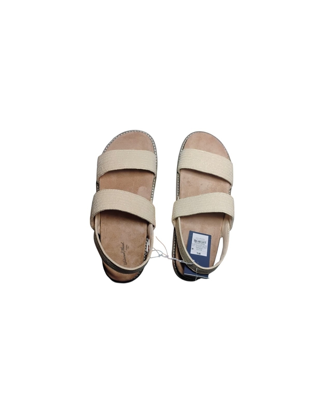 Universal Thread Beige Double-Strap Slingback Sandals